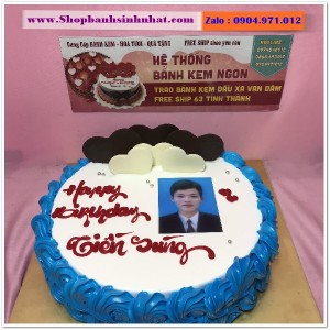 Bánh Sinh Nhật In Hình Ảnh - H424